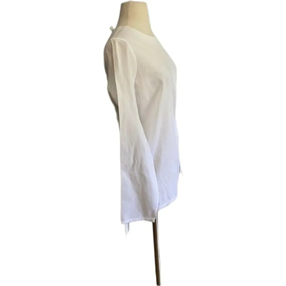 Noisy May Crisp white shirt open back sexy Large (check measurements) EUC - Picture 4 of 11